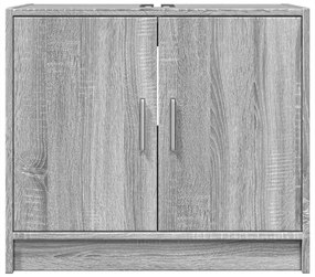 vidaXL Ντουλάπι Νιπτήρα Grey Sonoma 63x29x55 εκ. Επεξεργασμένο Ξύλο
