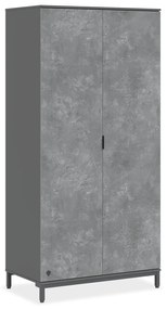 Παιδική ντουλάπα 2φυλλη Space Grey  SG-1001 Cilek