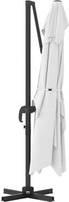vidaXL Ομπρέλα ηλίου Άμμος 351 x 250 x 260 εκ