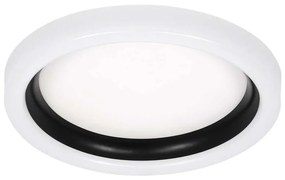 Φωτιστικό Οροφής - Πλαφονιέρα Ariana 61034 Led 55W Φ48cm Black GloboStar Plastic