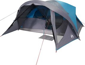 vidaXL Σκηνή Οικογενειακή 6 Ατόμων Αδιάβροχη Μπλε