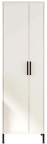 Στήλη Μπάνιου 956LCS1551 50,4x35,7x165cm White Μοριοσανίδα, Μέταλλο
