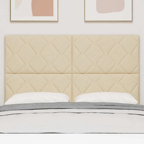 vidaXL Κεφαλάρι Κρεμ 160 cm ύφασμα