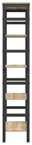 vidaXL Ράφι Βιβλίων Δρύς Sonoma 60 x 29,5 x 149 εκ Επεξεργασμένο ξύλο