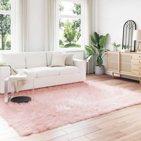 vidaXL Χαλί από τεχνητό πρόβειο δέρμα TAFALLA Ροζ 240 x 340 εκ.
