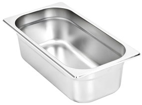 vidaXL Λεκάνες Gastronorm 8 τεμ. GN 1/3 100 χιλ. από Ανοξείδωτο Ατσάλι
