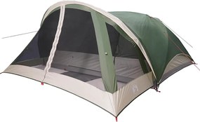 vidaXL Σκηνή Οικογενειακή 6 Ατόμων Αδιάβροχη Πράσινη