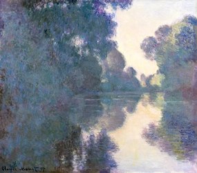 Αναπαραγωγή Morning on the Seine, Effect of Mist, Claude Monet