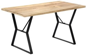 vidaXL Τραπεζαρία 140 x 80 x 76 εκ. από Μασίφ Ξύλο Μάνγκο