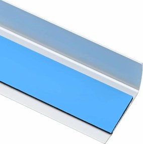 vidaXL Προστατευτικά ακμών σκάλας 10 pcs Ασημί 67 x 3 x 2 εκ.