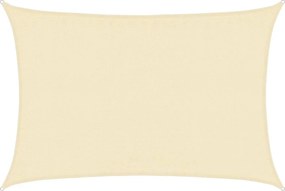 vidaXL Πανί Σκίασης Κρεμ 3,5 x 5 μ. από HDPE 160 γρ./μ²