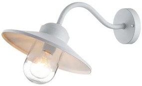 Απλίκα Φωτιστικό Τοίχου 1xE27 IP44 Καμπάνα Klampenborg Elstead Lighting-KLAMPENBORG-WHT-Λευκό KLAMPENBORG-WHT