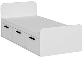 Κρεβάτι Παιδικό Akser 550ARN1517 91x193,6x71,5cm White Μονό
