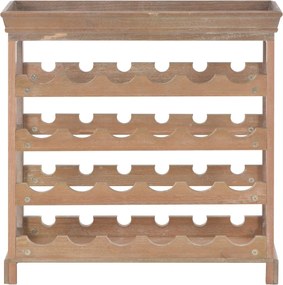 vidaXL Κάβα Κρασιών Καφέ 70 x 22,5 x 70,5 εκ. από MDF