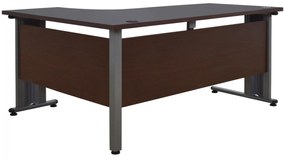 ΓΡΑΦΕΙΟ ΕΠΑΓΓΕΛΜΑΤΙΚΟ VALDEN  WENGE ΜΕ ΔΕΞΙΑ ΓΩΝΙΑ 160X120X75