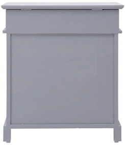 vidaXL Παπουτσοθήκη Γκρι 50 x 28 x 58 εκ. από Ξύλο Παυλώνιας