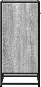vidaXL Ραφιέρα Γκρι Sonoma 35,5x35x76 εκ. Επεξ. Ξύλο + Μέταλλο