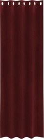 vidaXL Κουρτίνες συσκότισης 2 pcs Κόκκινο 140 x 245 cm Βελούδο