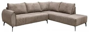 ΚΑΝΑΠΕΣ Fylliana Velton ΑΡΙΣΤΕΡΗ ΓΩΝΙΑ ΚΑΦΕ ΧΡΩΜΑ 275x225x85εκ 831-225-021