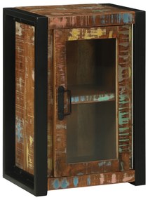 vidaXL Ντουλάπι Μπάνιου Πολύχρωμο 40x30x60 εκ. Σταθερό Ξύλο Ανακυκλωμένο