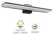 Απλίκα Φωτιστικό Τοίχου Μπάνιου LED 24W IP44 4000K Mars Panagoulas-40-12121-Χρώμιο 40-12121