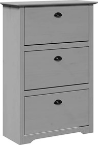 Ράφι παπουτσιών vidaXL BODO Γκρι 80x35x118 cm