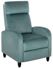 Πολυθρόνα HIBER RELAX C9782.07 Φυστικί Βελούδο 67,5x90x104Υ εκ. 67.5x90x104 εκ.