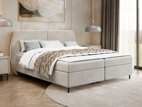 Επενδυμένο κρεβάτι Madryt-180 x 200-Κρεμ