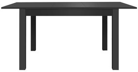 Τραπέζι Boston 481, Μαύρο, 75x75x120cm, 29 kg, Επιμήκυνση, Πλαστικοποιημένη μοριοσανίδα | Epipla1.gr