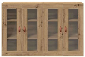 vidaXL Επιτοίχιο ντουλάπι 2 pcs artisan δρυς 69.5 x 34 x 90 εκ.