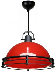 Φωτιστικό Οροφής 780SGN4596 Φ30x100cm 1xE27 40W Red-Black Opviq