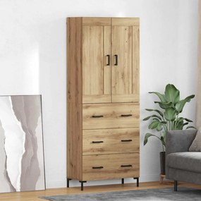 vidaXL Highboard 2 τμχ. Artisan Oak 69,5 x 34 x 180 εκ.