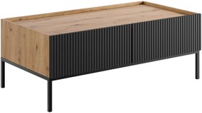 Τραπεζάκι σαλονιού Como 2SZ-Fusiko-Mavro