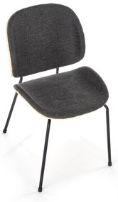 K467 chair natural oak / dark grey DIOMMI V-CH-K/467-KR