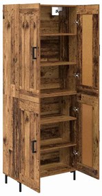 vidaXL Highboard 2 pcs Παλιό Ξύλο Επεξεργασμένο ξύλο