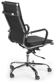 Καρέκλα γραφείου Houston 228, Μαύρο, 108x55x66cm, 16 kg, Με μπράτσα, Με ρόδες, Μηχανισμός καρέκλας: Κλίση | Epipla1.gr