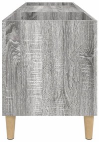 vidaXL Δισκοθήκη Γκρι Sonoma 121 x 38 x 48 εκ. από Επεξεργασμένο Ξύλο
