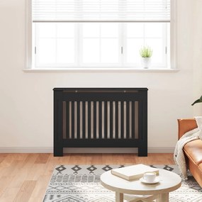 vidaXL Καπάκι Καλοριφέρ 2 pcs Μαύρο 112 x 19 x 81,5 εκ.