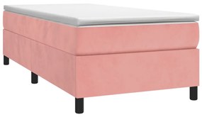 ΠΛΑΙΣΙΟ ΚΡΕΒΑΤΙΟΥ BOXSPRING ΡΟΖ 90X190 ΕΚ. ΒΕΛΟΥΔΙΝΟ 3121095