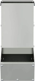 vidaXL Ταΐστρα Χαμστεριών Ασημί 12,5 x 26 x 28,5 εκ