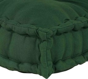 vidaXL Μοντέρνος καναπές patchwork Πράσινο 120 x 80 x 12 cm ύφασμα