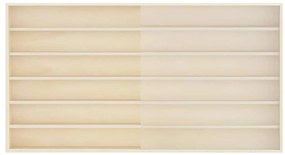 vidaXL Ξύλινη βιτρίνα συλλεκτών Καφέ 100 x 8,5 x 54 εκ Κόντρα πλακέ