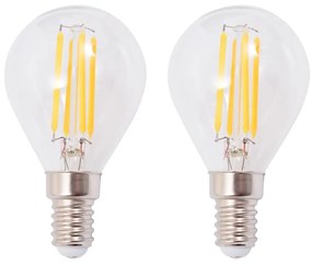 vidaXL Φωτιστικό Σποτ Ράγα με 2 Λαμπτήρες LED Filament 8 W