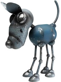 Διακοσμητικό Δαπέδου Robot Bello Μπλε/Γκρι 52.07x17.15x59.69εκ. - Γκρι