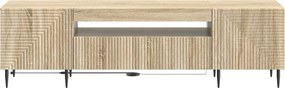 vidaXL Ντουλάπα LED Τηλεόρασης Sonoma Δρυς Επεξεργασμένο Ξύλο