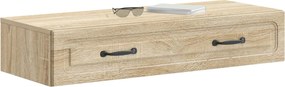 vidaXL Τραπεζάκι Τοίχου Sonoma Δρυς 87,5 x 34,5 x 17 εκ.