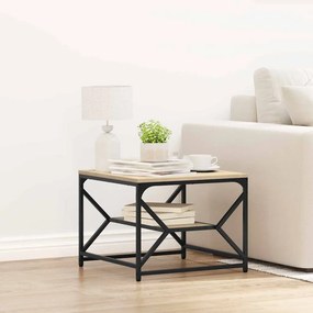 vidaXL Τραπεζάκι σαλονιού Δρύς Sonoma 51 x 50 x 40 εκ.