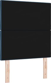 vidaXL LED κεφαλάρι Μπλε 80 cm ύφασμα