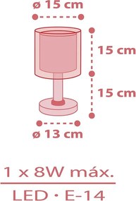 Rainbow επιτραπέζιο παιδικό φωτιστικό (41191)