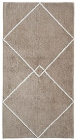 Πατάκι Μπάνιου Veda 04 Taupe Kentia 50 X 80 100% Cotton